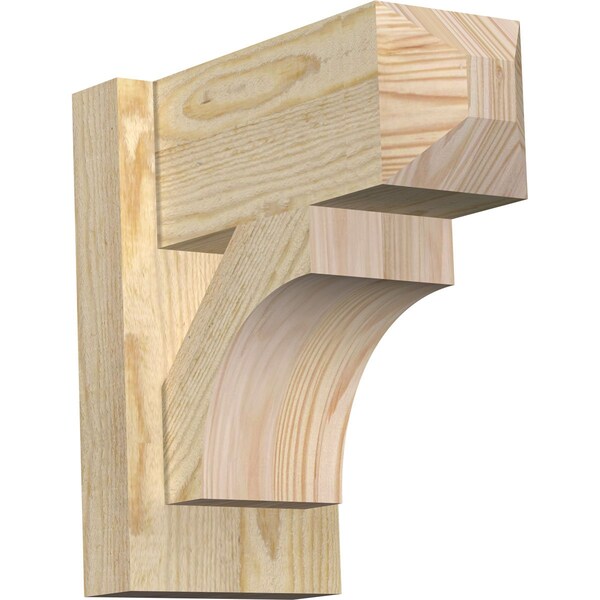 Ekena Millwork Westlake Craftsman Rough Sawn Outlooker, Douglas Fir, 6"W x 12"D x 12"H OUT06X12X12WTL04RDF - main